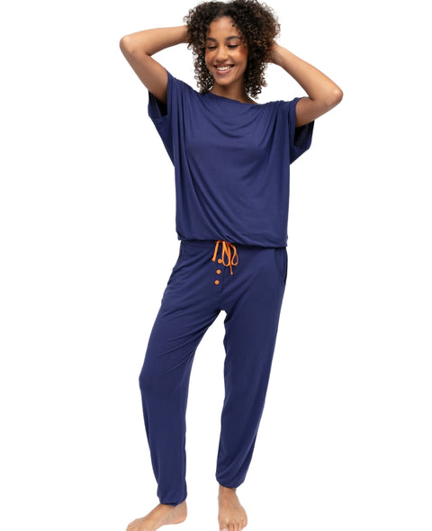 Indigo Womens Slouch Jersey Pyjama Set
