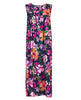 Joanna Chemise de nuit longue avec bordure en dentelle et imprimé floral pour femme