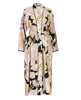 Carolynn Womens Lace Trim Floral Print Long Dressing Gown