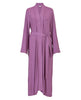 Reena Womens Lace Trim Jersey Long Dressing Gown