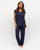 Joanna Womens Lace Detail Jersey Pyjama Set
