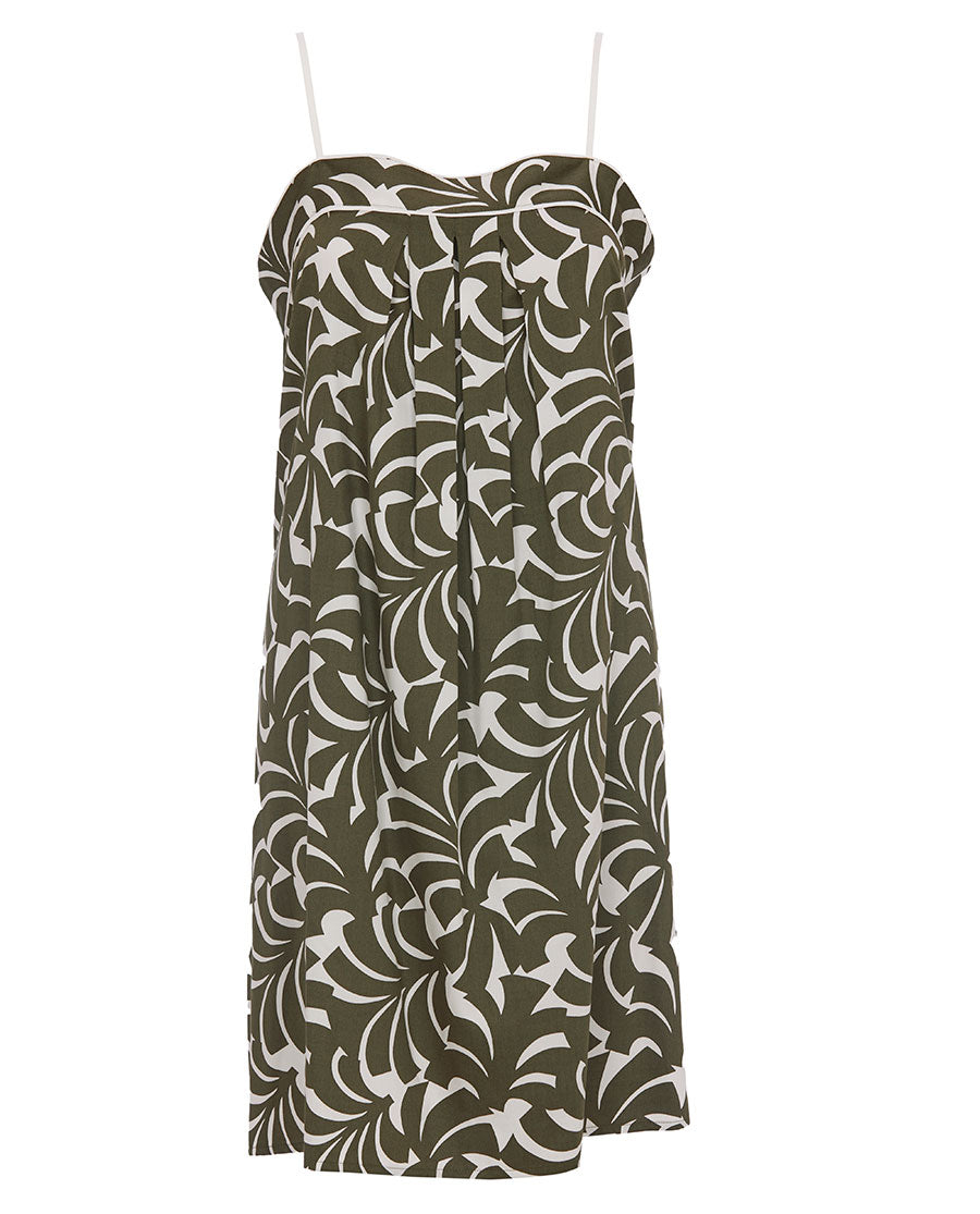 Chiswick Abstract Palm Print Short Nightdress