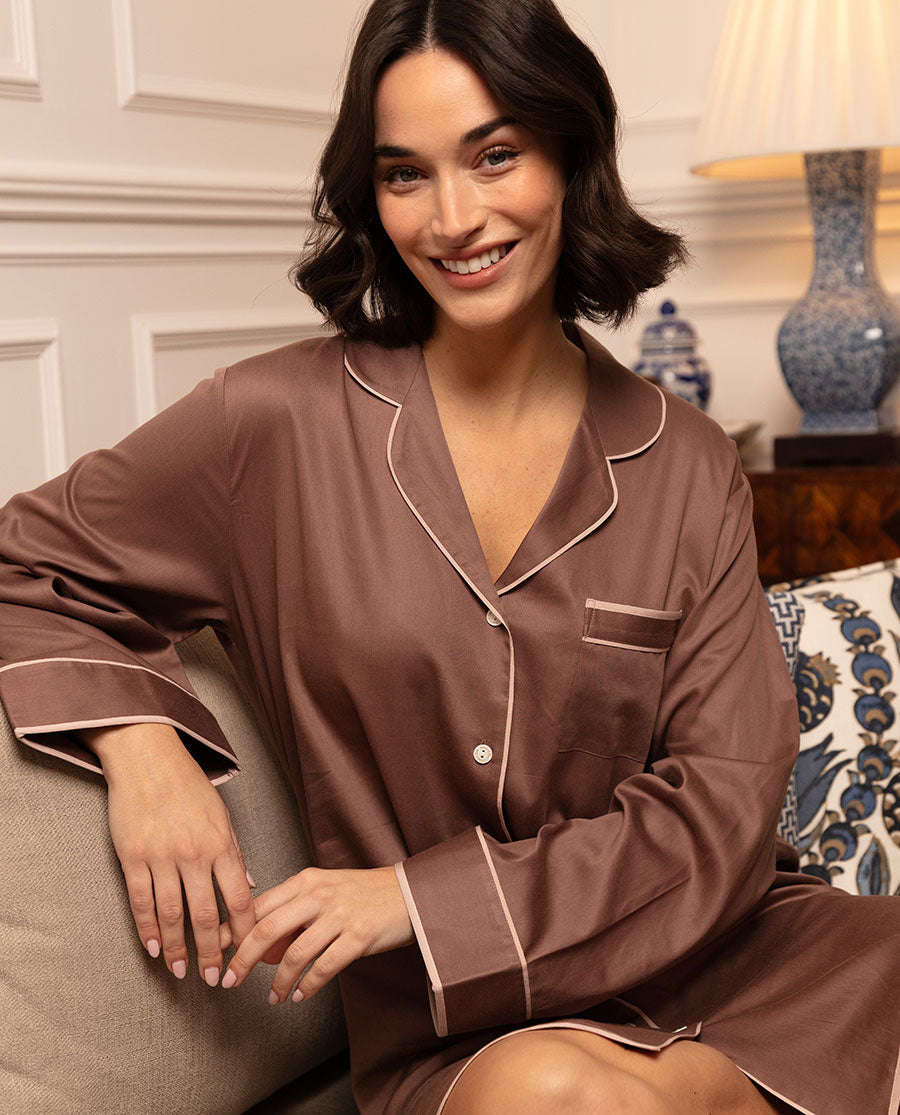 Fulham Mocha Blush Nightshirt