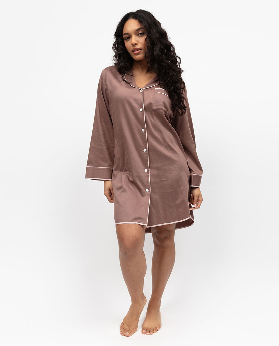 Fulham Mocha Blush Nightshirt
