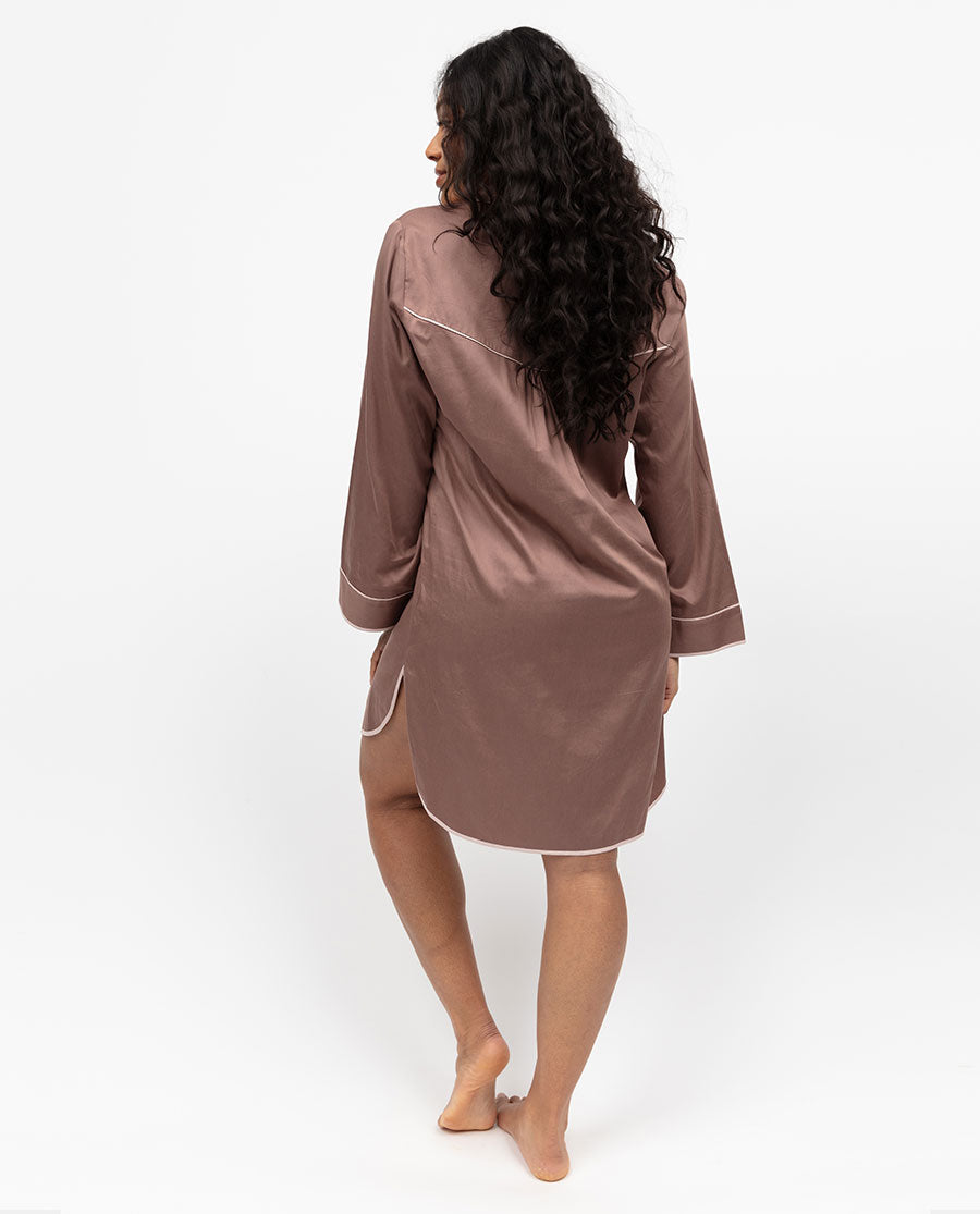 Fulham Mocha Blush Nightshirt