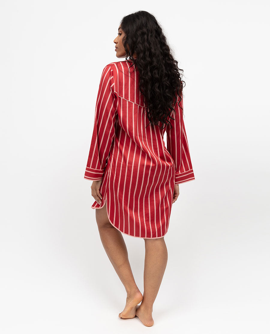 Shoreditch Printed Stripe Nightshirt
