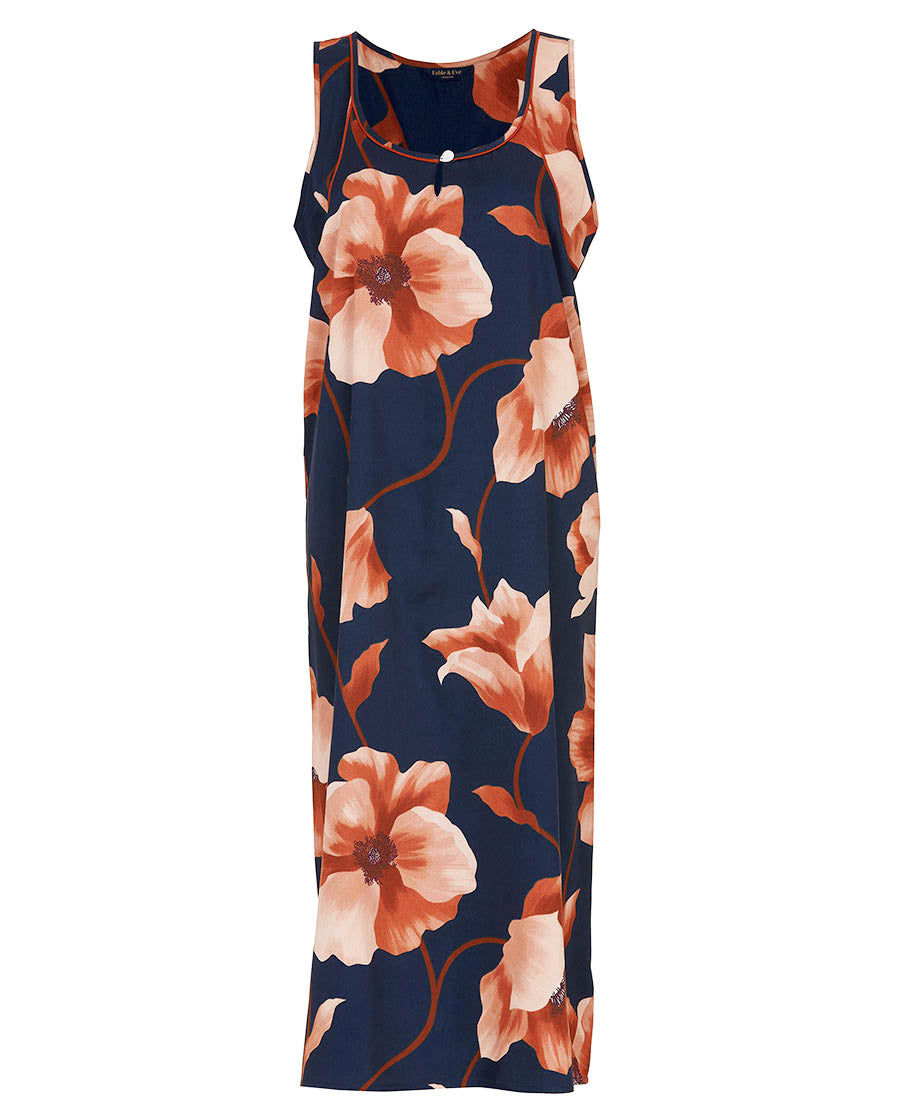Camden Floral Print Long Nightdress
