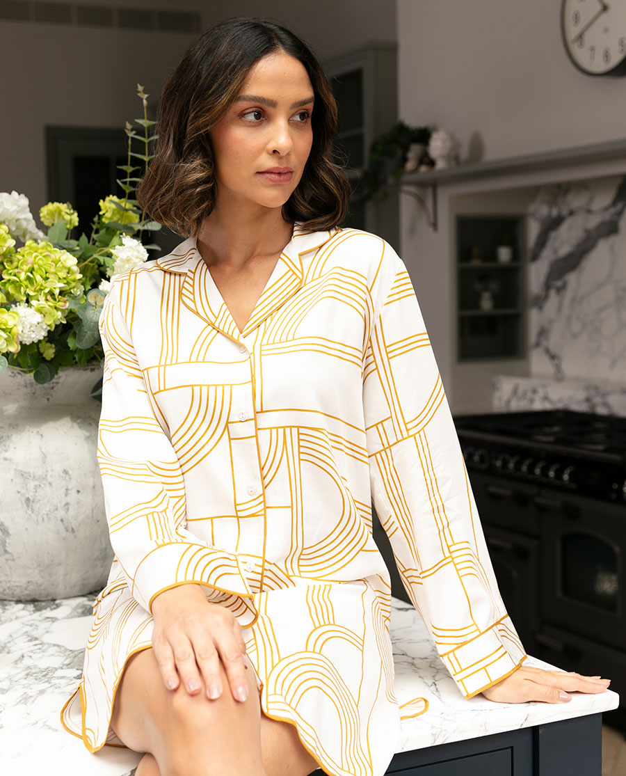 Victoria Geo Print Nightshirt