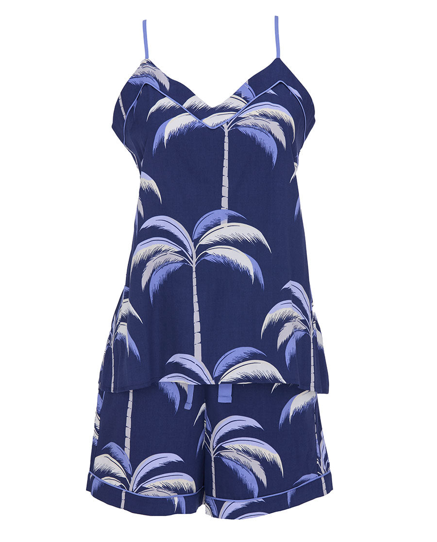 Chancery Palm Print Cami and Shorts Set