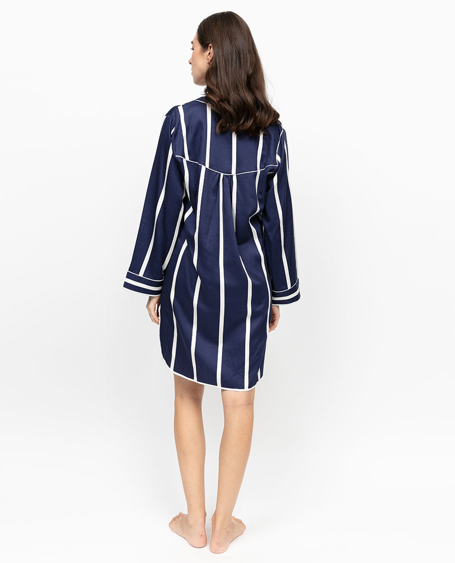 Chancery Printed Stripe Nightshirt