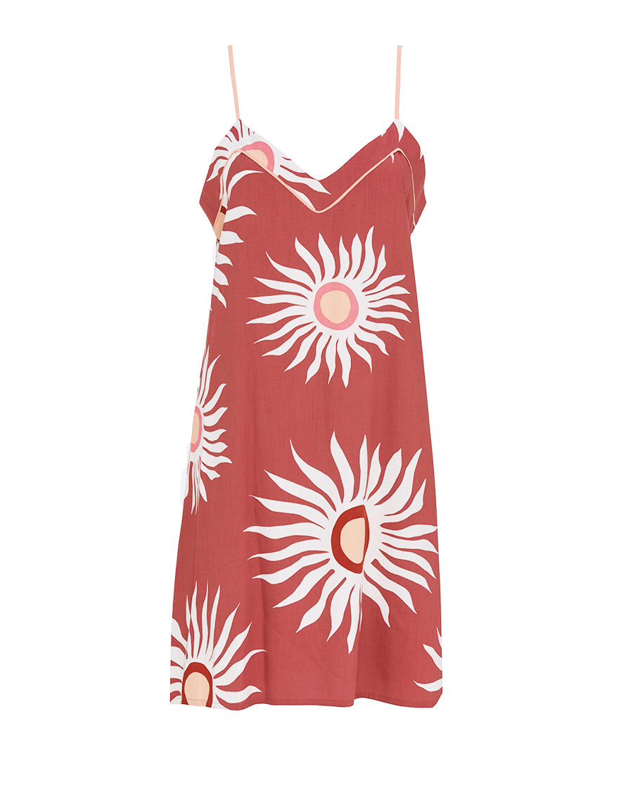 Rosebery Sun Print Short Nightdress