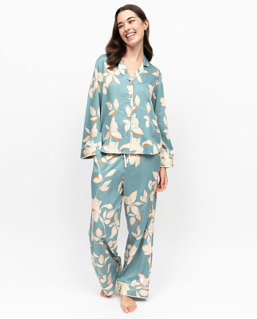 Somerset Floral Print Wide Leg Pyjama Set