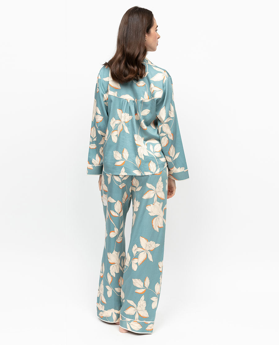 Somerset Floral Print Wide Leg Pyjama Set