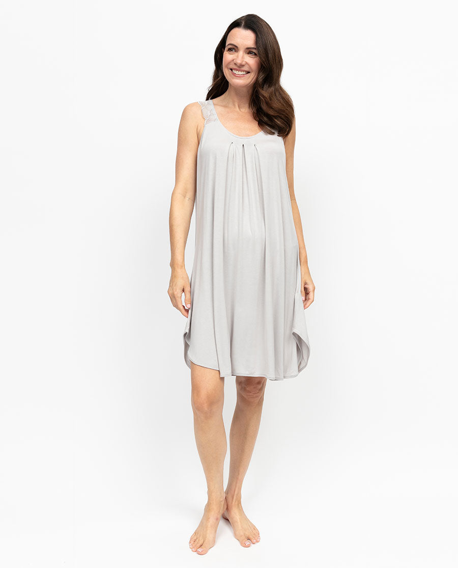 Willow Womens Lace Detail Jersey Swing Nightdress