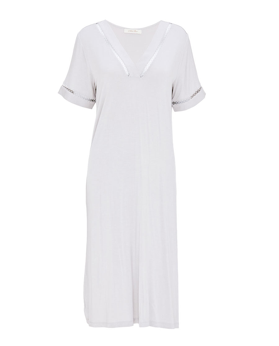 Willow Womens Lace Detail Jersey Short Nightdress
