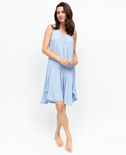 Lucy Womens Lace Detail Jersey Swing Nightdress