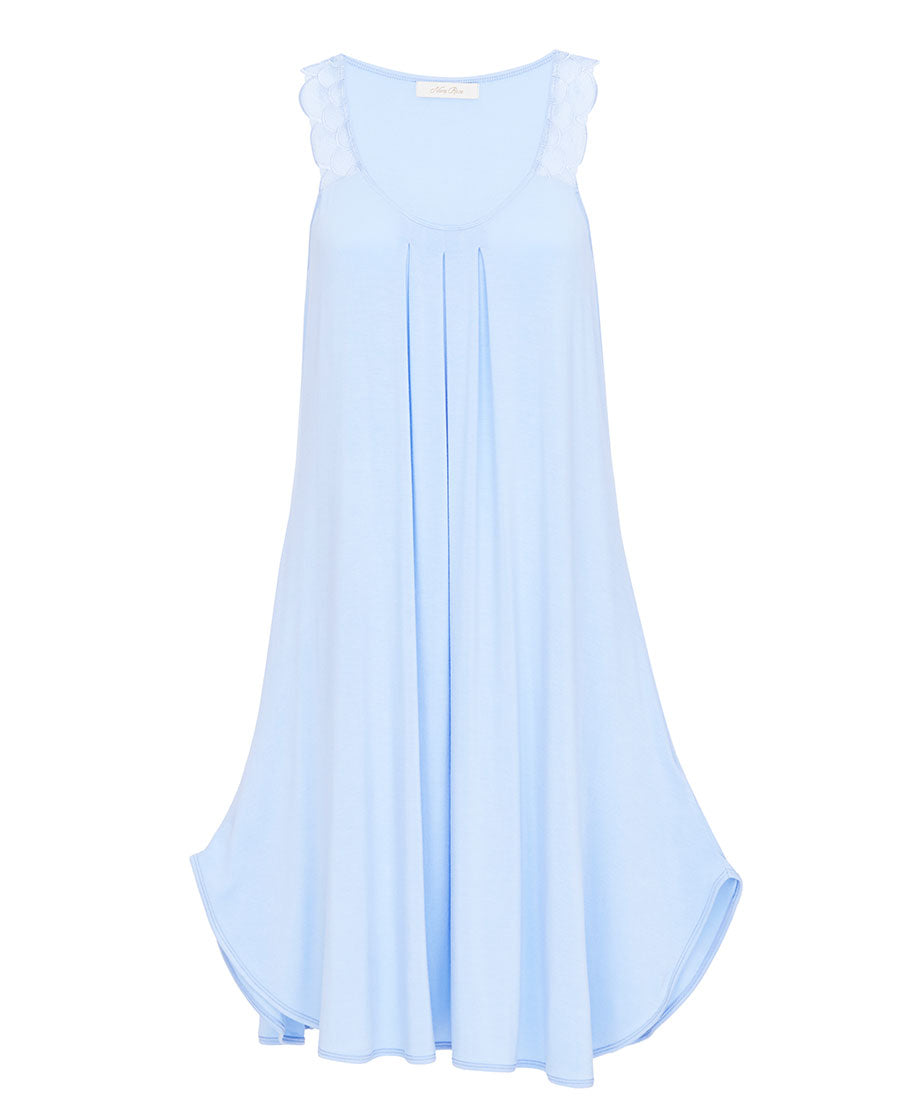 Lucy Womens Lace Detail Jersey Swing Nightdress