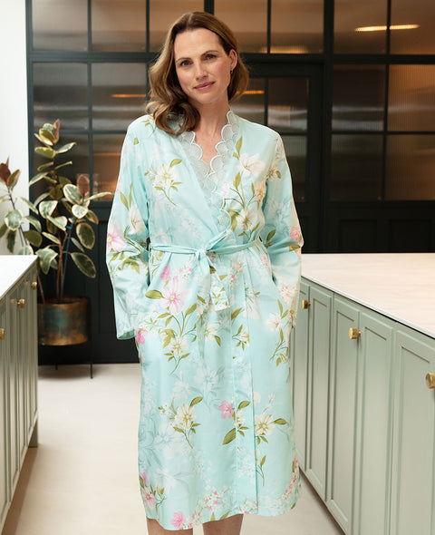 Green Dressing Gowns for Women - Cyberjammies Green Dressing Gowns for Women - Cyberjammies