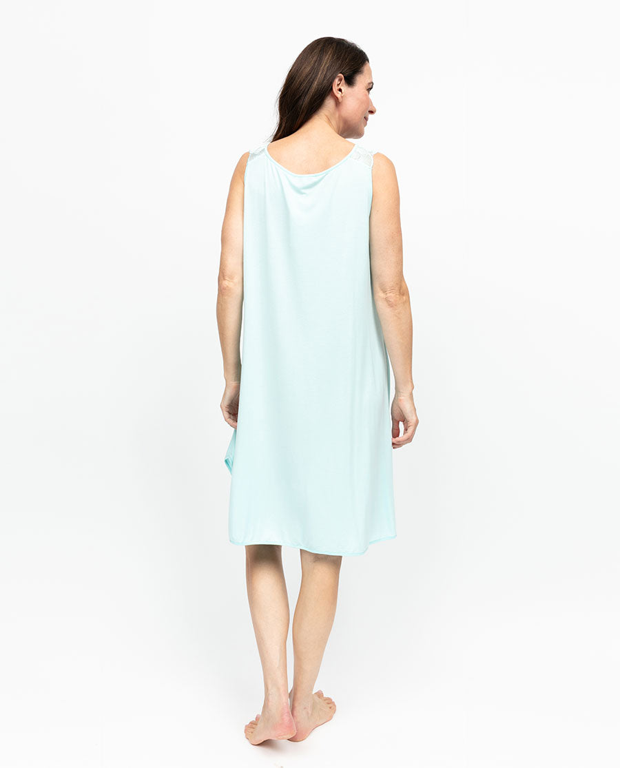 Juliette Womens Lace Detail Jersey Swing Nightdress