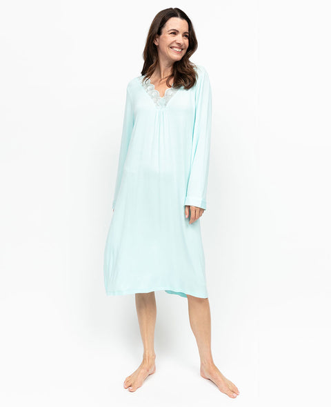 Juliette Womens Lace Detail Jersey Short Nightdress