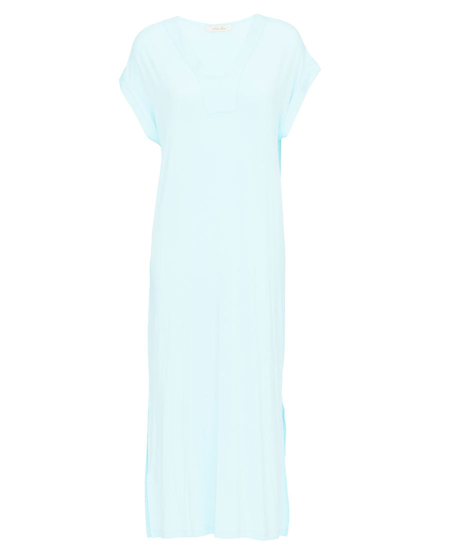 Juliette Women Cap Sleeve Jersey Long Nightdress
