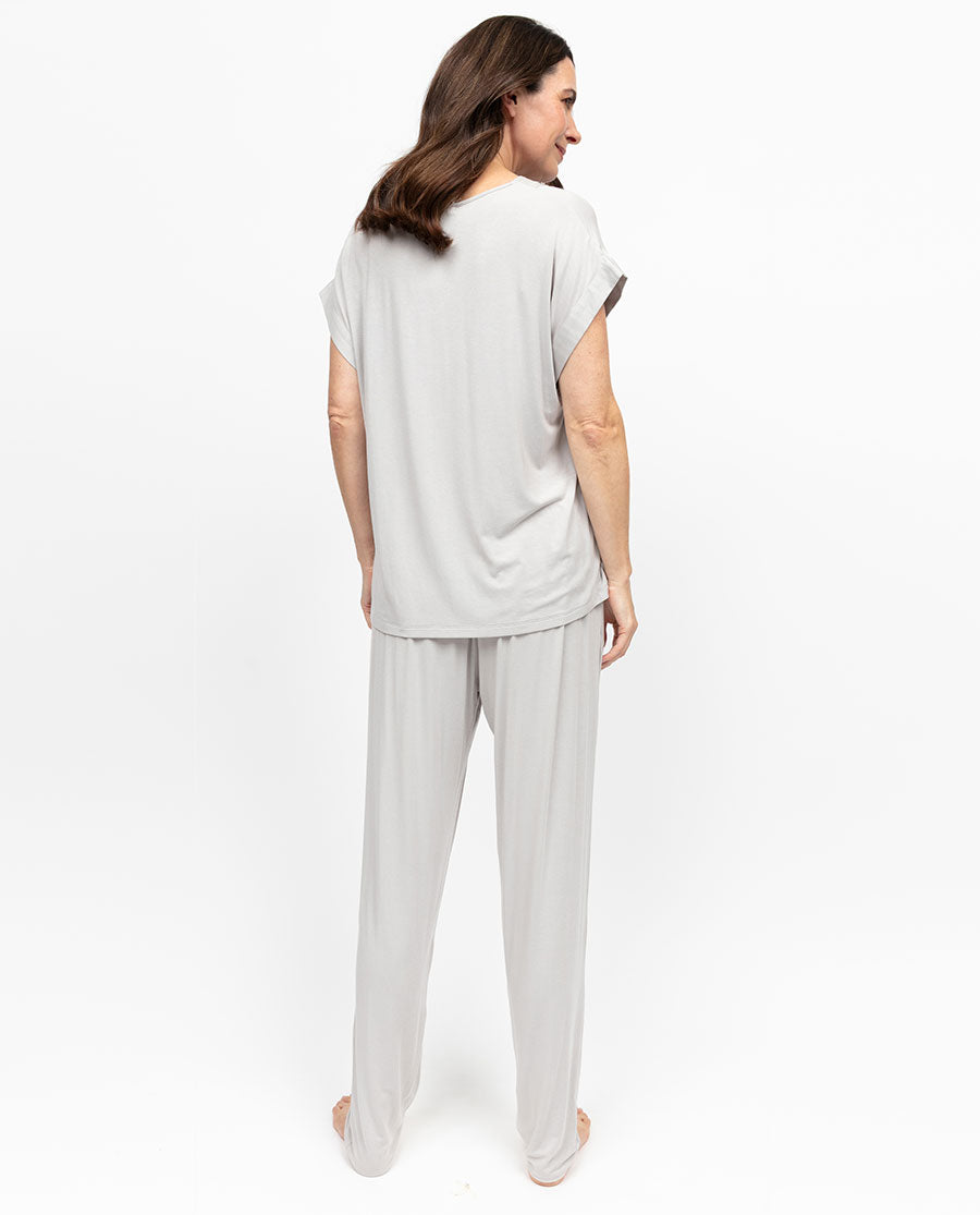 Willow Womens Jersey Cap Sleeve Pyjama Set