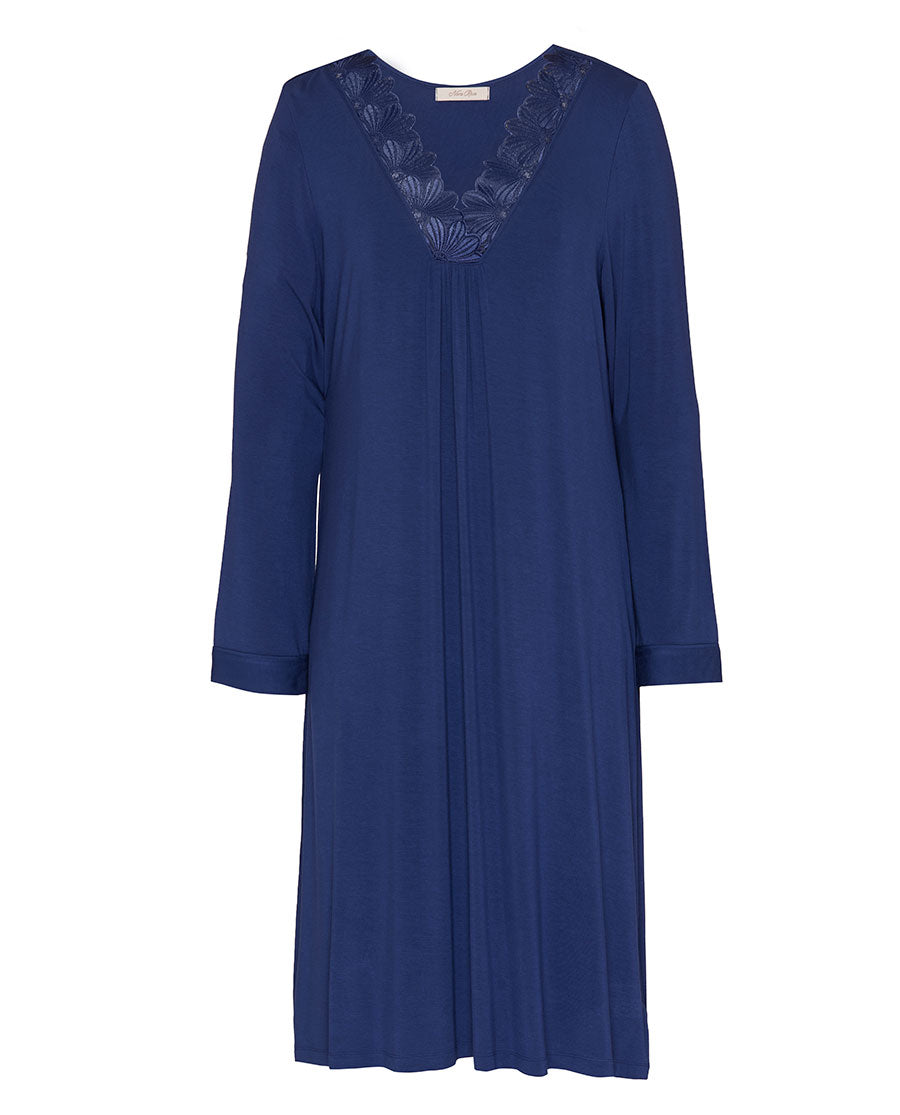 Serene Womens Lace Detail Jersey Short Nightdress