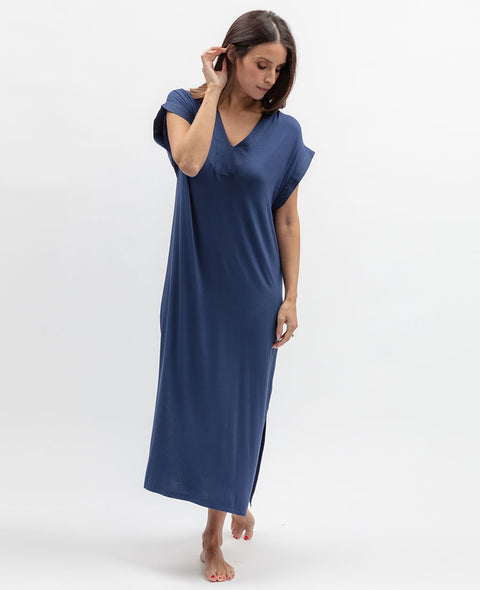 Serene Womens Jersey Long Nightdress