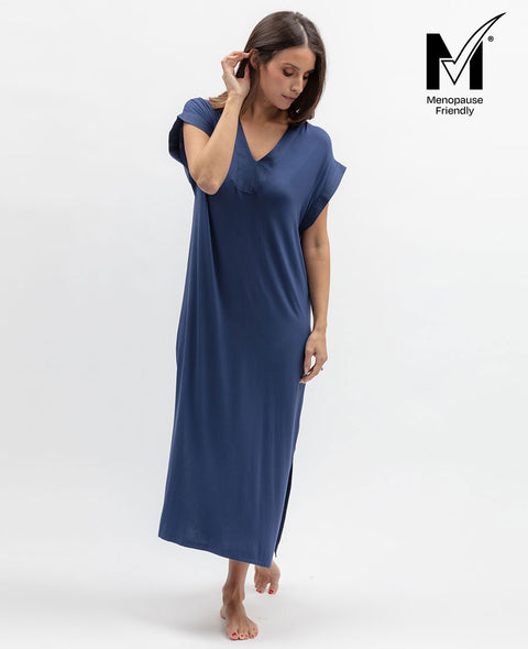 Serene Womens Jersey Long Nightdress