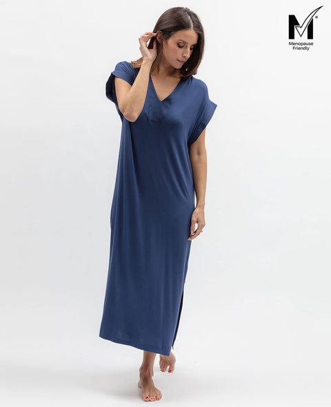 Serene Womens Jersey Long Nightdress