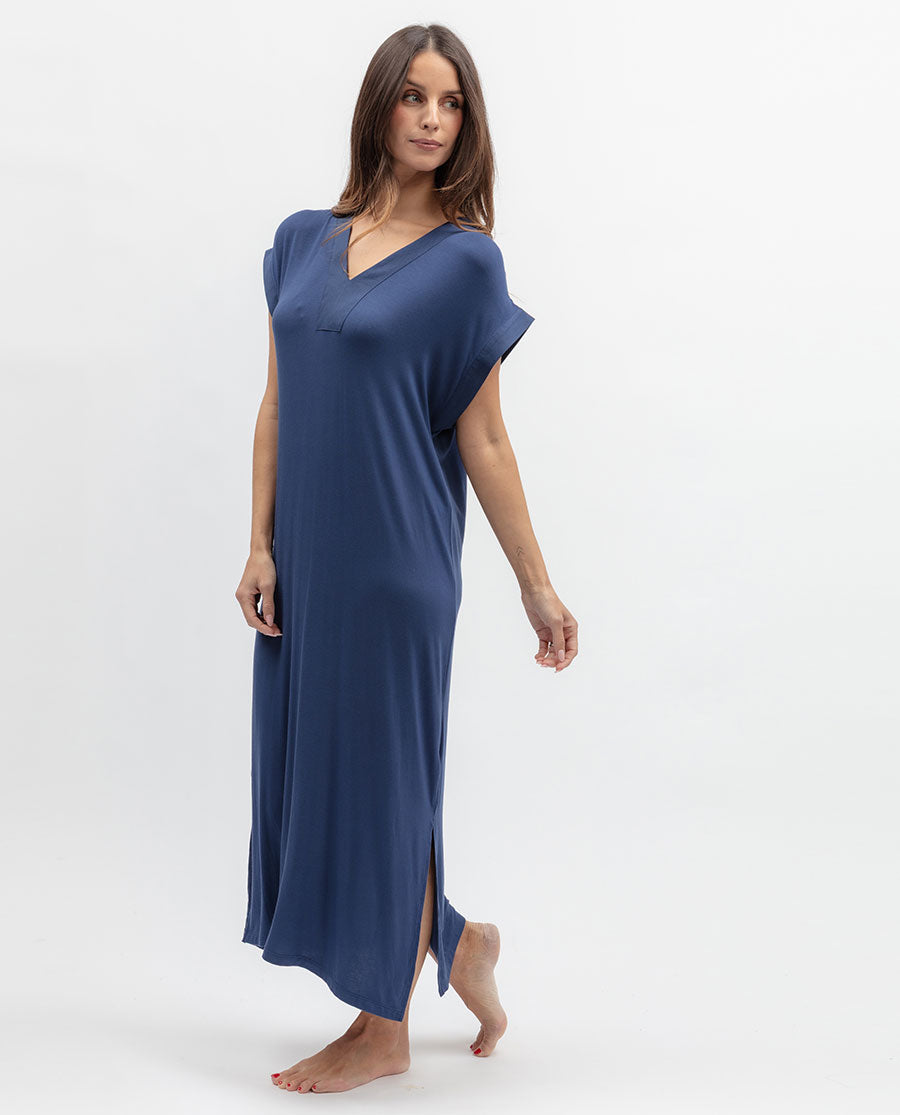 Serene Womens Jersey Long Nightdress