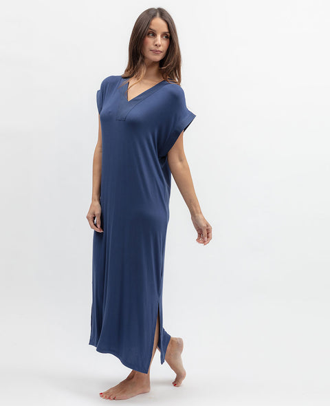 Serene Womens Jersey Long Nightdress