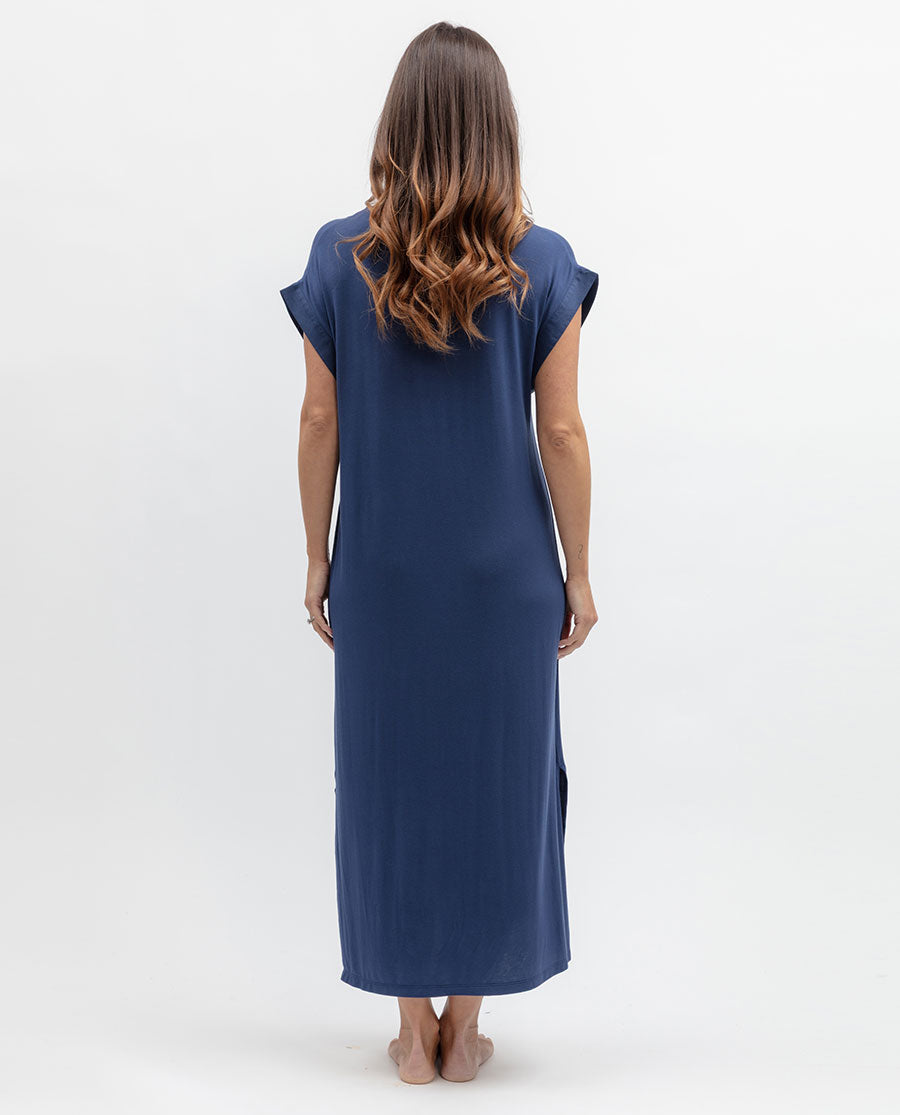 Serene Womens Jersey Long Nightdress