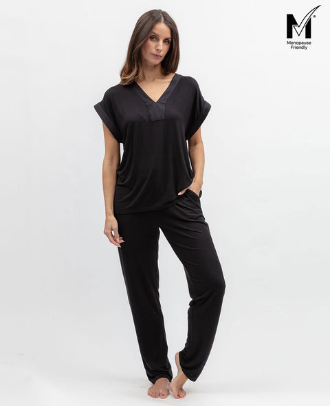 Moonlit Garden Womens Jersey Pyjama Set