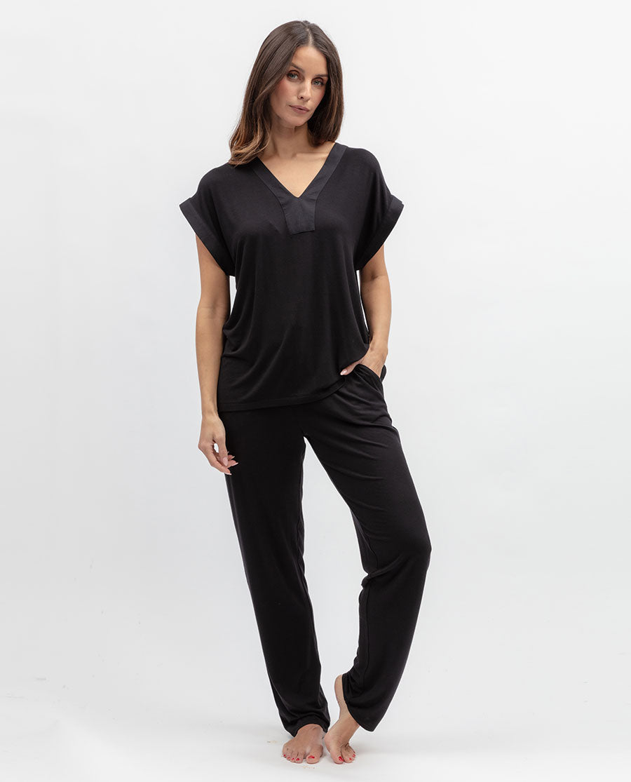 Moonlit Garden Womens Jersey Pyjama Set