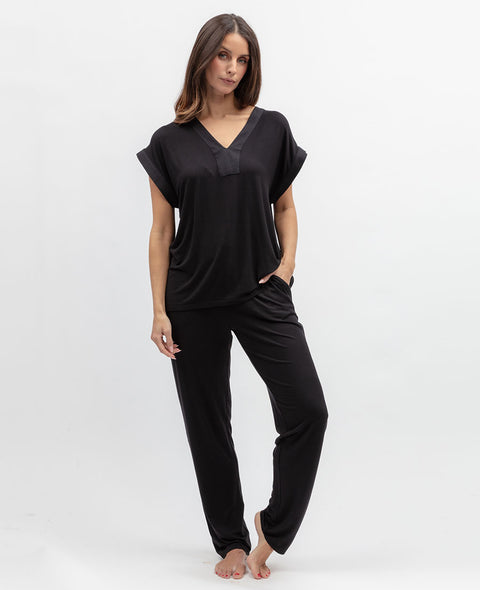 Moonlit Garden Womens Jersey Pyjama Set