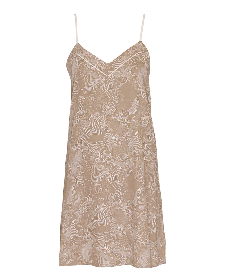 Womens Contour Print Short Nightdress