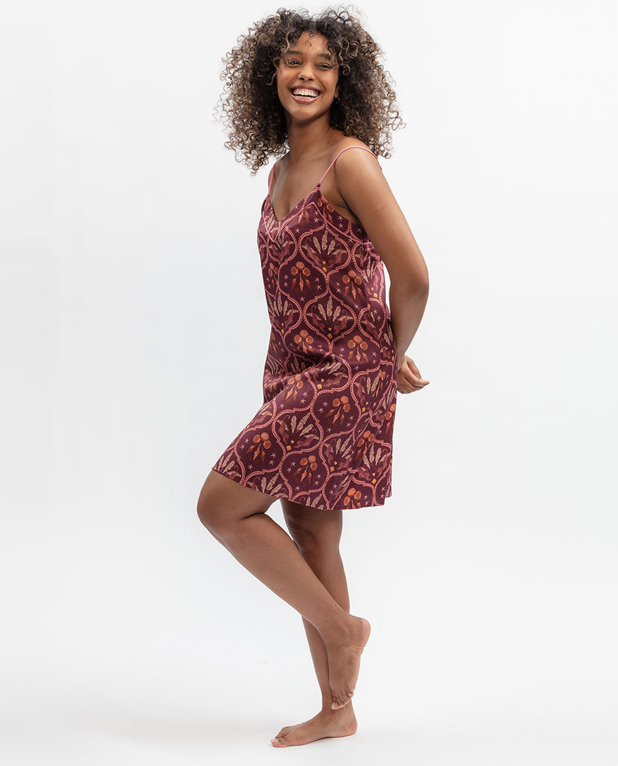 Ruby Geo Print Short Nightdress