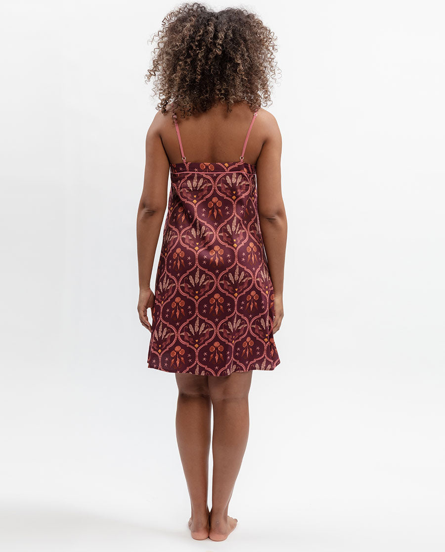 Geo Print Short Nightdress