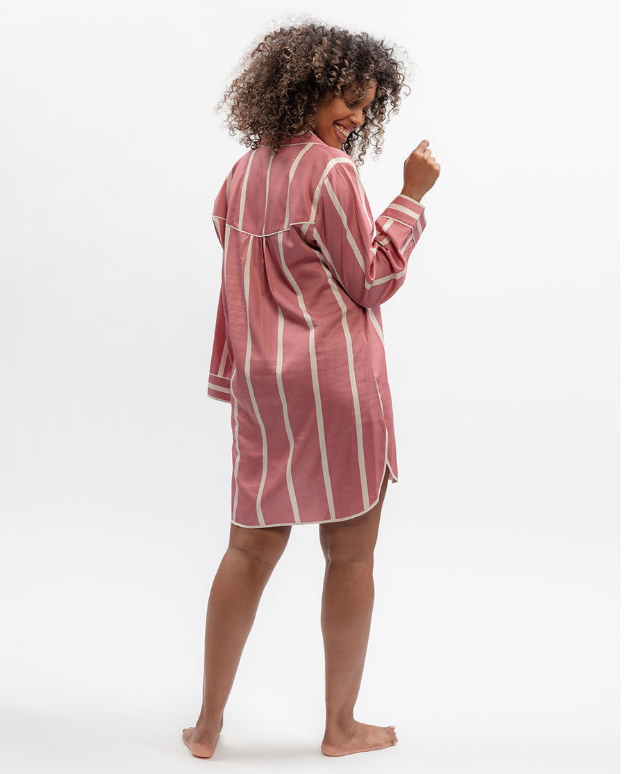 Printed Stripe Nightshirt
