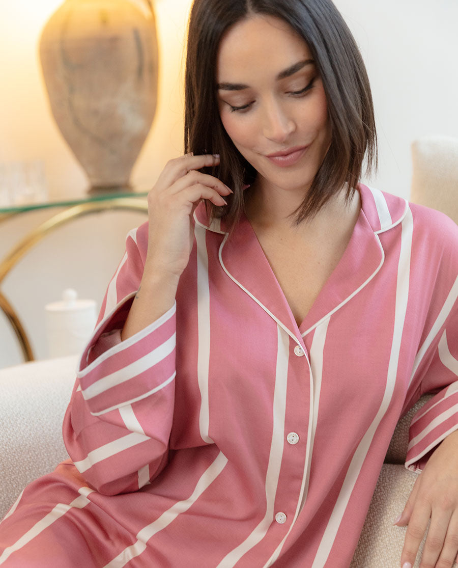 Printed Stripe Nightshirt