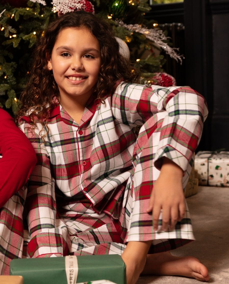 Blaze Kids Unisex Brushed Check Pyjama Set
