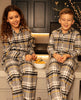 Parker Kids Unisex-Pyjama-Set mit gebürstetem Karomuster