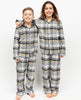 Parker Kids Unisex-Pyjama-Set mit gebürstetem Karomuster