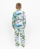 Montana Kids Unisex-Pyjama-Set aus Jersey mit Winterlandschafts-Print