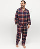 Taylor Haut de pyjama à carreaux légèrement brossé pour homme
