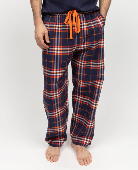 Taylor Pantalon de pyjama à carreaux légèrement brossé pour homme