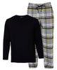 Parker Mens Jersey T-shirt and Brushed Check Pyjama Set