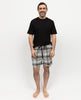 Parker Mens Jersey T-shirt and Brushed Check Shorty Set