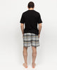 Parker Mens Jersey T-shirt and Brushed Check Shorty Set